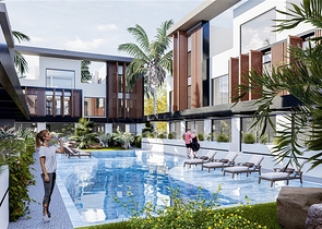 Роскошный проект на этапе строительства в Искеле 