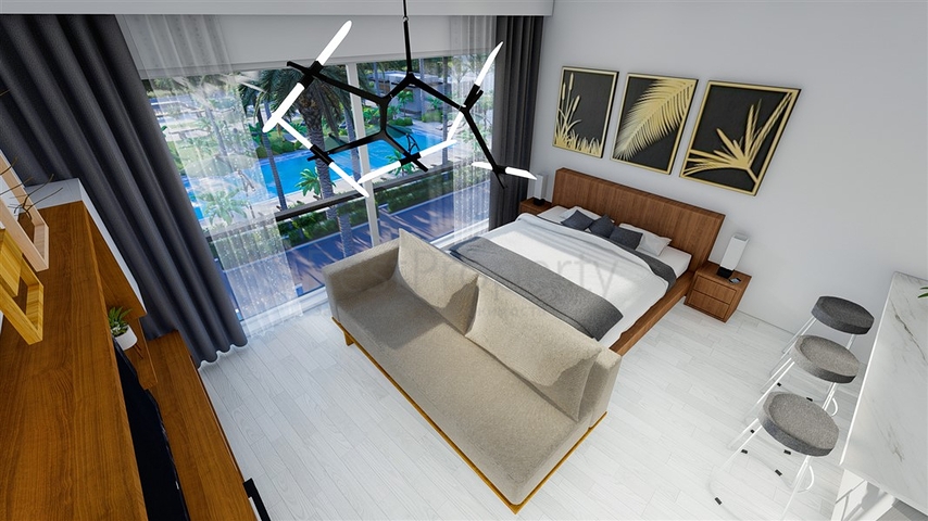 Малоэтажный комплекс в 600 метрах от пляжа в районе Искеле