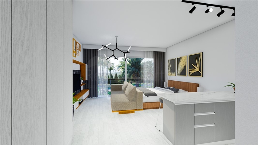 Малоэтажный комплекс в 600 метрах от пляжа в районе Искеле