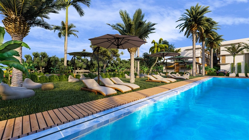 Малоэтажный комплекс в 600 метрах от пляжа в районе Искеле