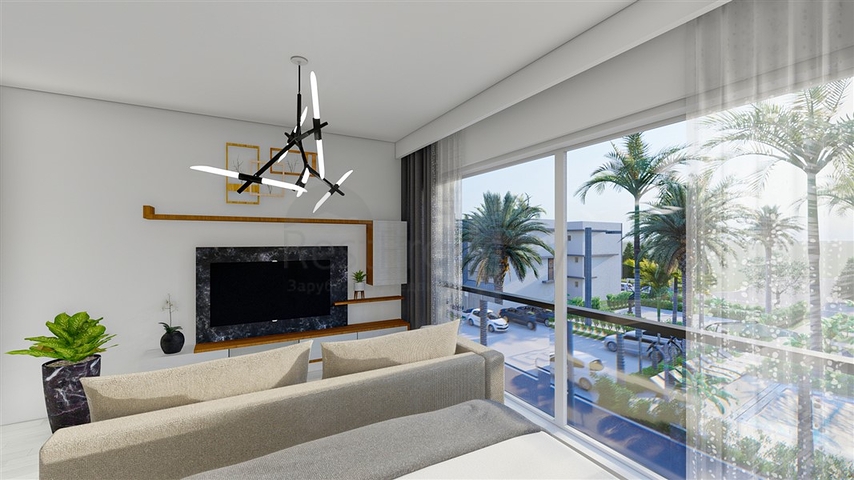 Малоэтажный комплекс в 600 метрах от пляжа в районе Искеле