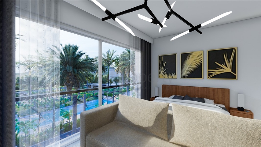 Малоэтажный комплекс в 600 метрах от пляжа в районе Искеле