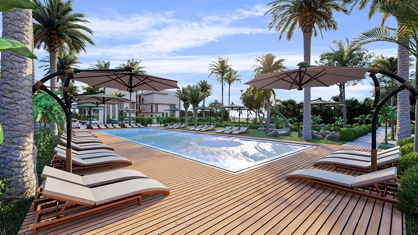 Малоэтажный комплекс в 600 метрах от пляжа в районе Искеле