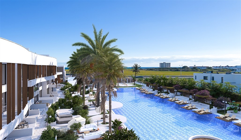 Строящийся комплекс в одном из популярных районов на Северном Кипре