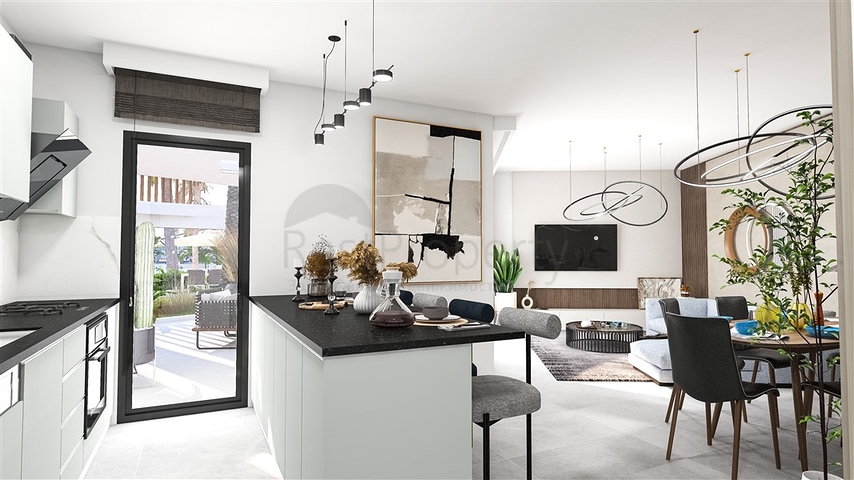 Строящийся комплекс в одном из популярных районов на Северном Кипре