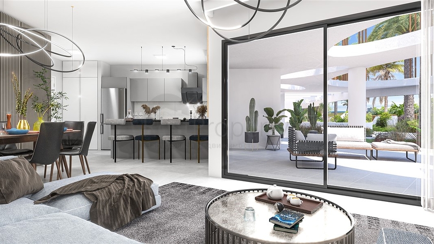 Строящийся комплекс в одном из популярных районов на Северном Кипре