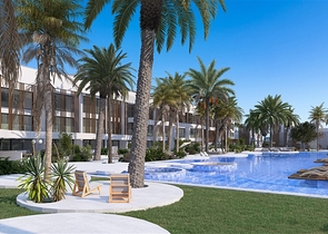 Строящийся комплекс в одном из популярных районов на Северном Кипре