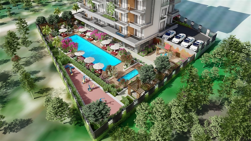 1+1 в зеленом районе Авсаллар