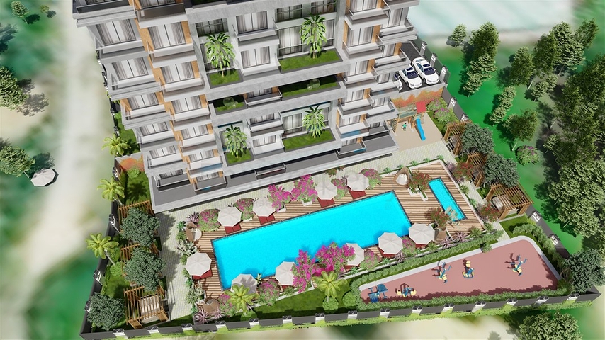 1+1 в зеленом районе Авсаллар