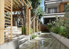 1+1 в зеленом районе Авсаллар