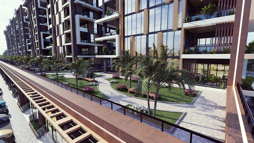 Масштабный проект отельной концепции в районе Томюк в 500м от моря