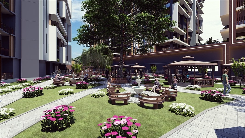 Масштабный проект отельной концепции в районе Томюк в 500м от моря