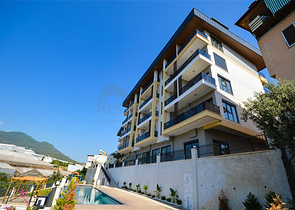 Апартаменты 1+1 в новом жилом комплексе в районе Оба