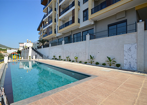 Апартаменты 1+1 в новом жилом комплексе в районе Оба