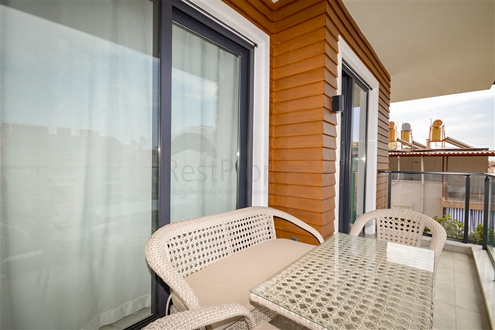 Пентхаус 2+1 с красивым видом в районе пляжа Клеопатры на аренду