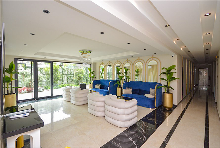 Пентхаус 2+1 с красивым видом в районе пляжа Клеопатры на аренду