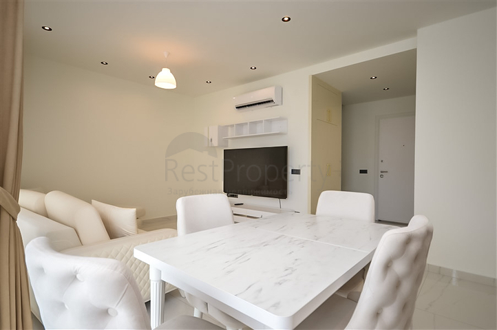 Пентхаус 2+1 с красивым видом в районе пляжа Клеопатры на аренду