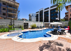 Пентхаус 2+1 с красивым видом в районе пляжа Клеопатры на аренду