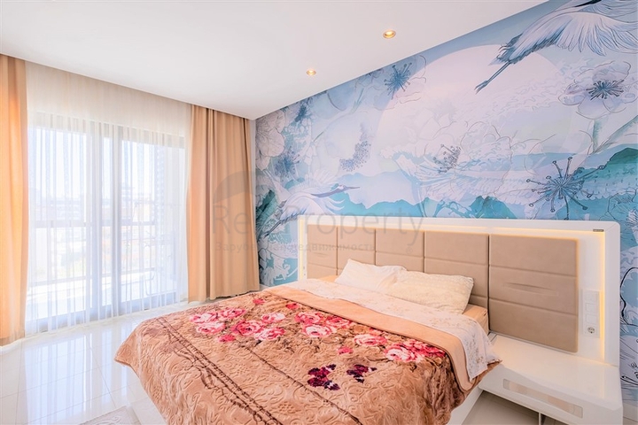 Пентхаус 4+1 всего в 100 метрах от Средиземного моря в районе Оба