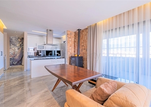 Пентхаус 4+1 всего в 100 метрах от Средиземного моря в районе Оба