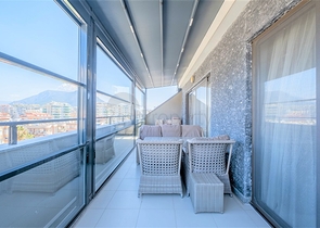 Пентхаус 4+1 всего в 100 метрах от Средиземного моря в районе Оба