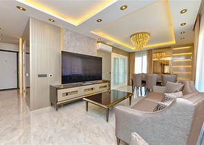 Пентхаус 3+1 в центре Алании с потрясающими видовыми характеристиками