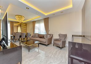 Пентхаус 3+1 в центре Алании с потрясающими видовыми характеристиками