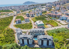 Просторная квартира 3+1 в новом комплексе с полной инфраструктурой 