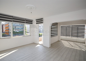 Квартира 2+1 в 100 метрах от главного пляжа города на Клеопатре