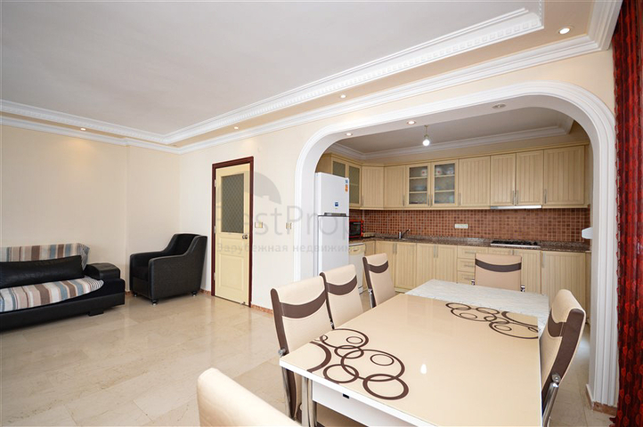 Апартаменты 4+1 в 50 метрах от Средиземного моря