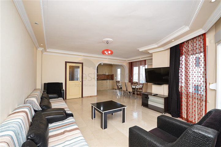 Апартаменты 4+1 в 50 метрах от Средиземного моря