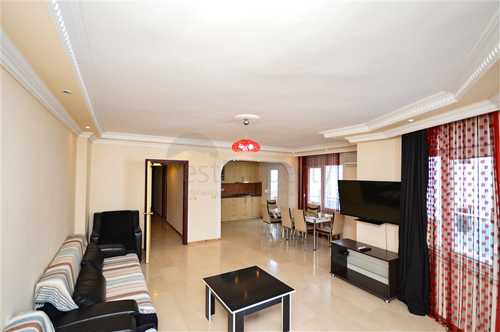 Апартаменты 4+1 в 50 метрах от Средиземного моря