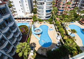 Апартаменты 4+1 в 50 метрах от Средиземного моря