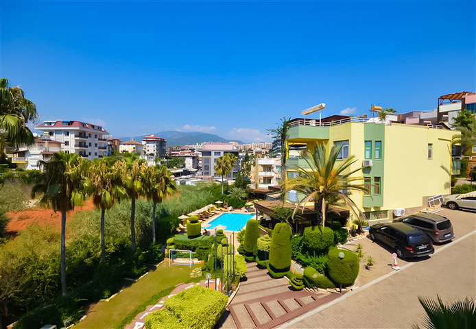 Вилла в сите 3+1 с отдельной кухней и видом на горы и море в районе Кестель