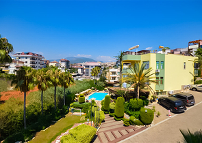 Вилла в сите 3+1 с отдельной кухней и видом на горы и море в районе Кестель