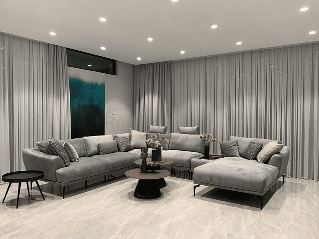 Вилла с индивидуальным дизайн проектом в районе Искеле