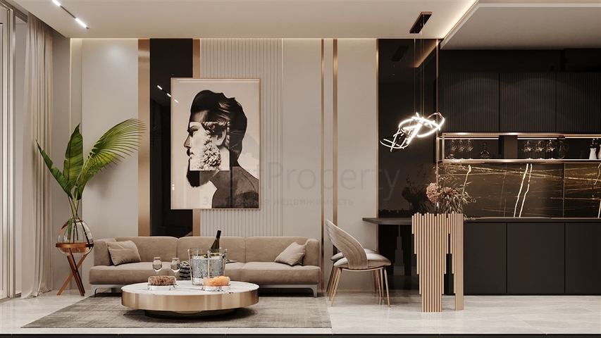 Проект премиум класса на первой береговой линии в районе Санур