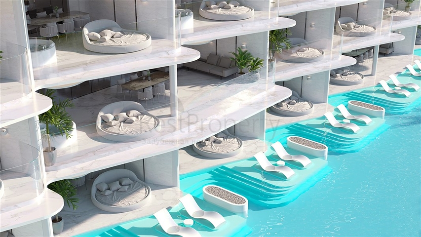 Проект премиум класса на первой береговой линии в районе Санур