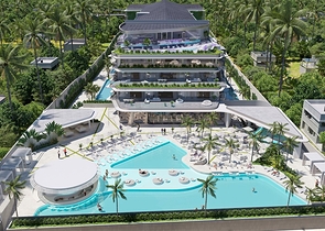 Проект премиум класса на первой береговой линии в районе Санур