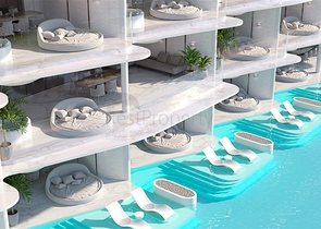 Проект премиум класса на первой береговой линии в районе Санур