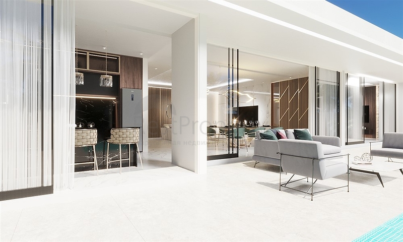 Проект комплекса двухэтажных вилл премиум класса с авторским дизайном