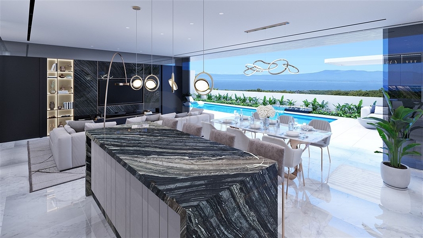 Комплекс люксовых вилл в калифорнийском стиле на Южном склоне о. Бали