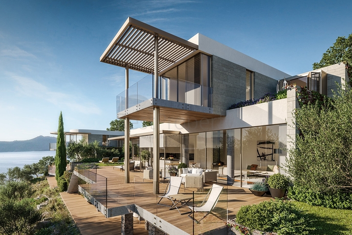 Масштабный проект, сочетание современного дизайна и уникальности на первой береговой линии.