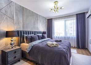 Двухкомнатная квартира с ремонтом в 400 м от моря в Алании