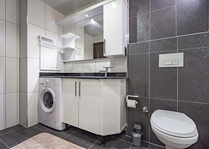 Двухкомнатная квартира с ремонтом в 400 м от моря в Алании