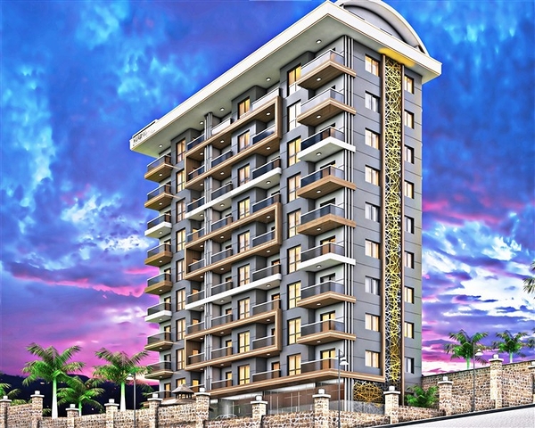 Просторная квартира 1+1 в районе Тосмур