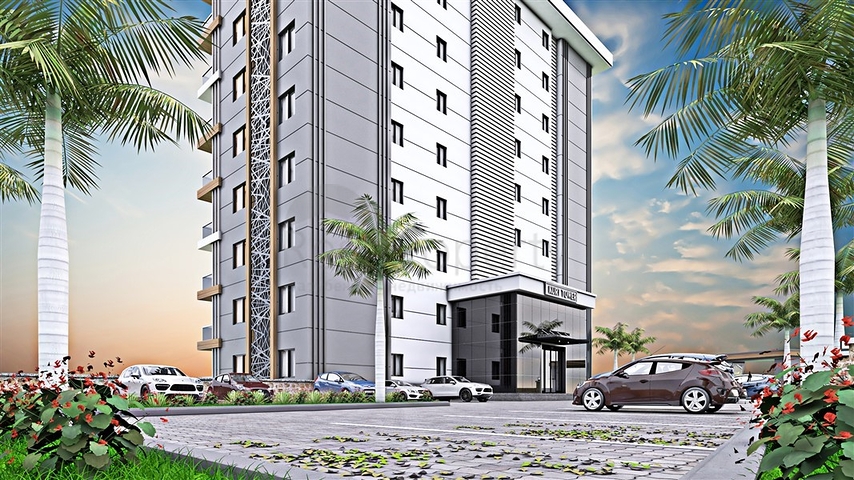 Просторная квартира 1+1 в районе Тосмур