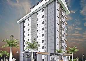 Просторная квартира 1+1 в районе Тосмур