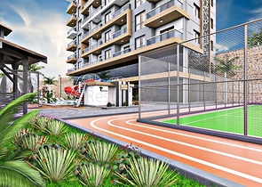 Просторная квартира 1+1 в районе Тосмур