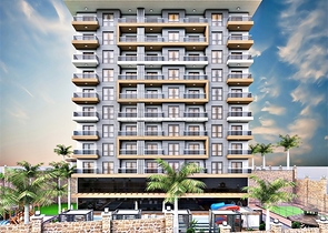 Просторная квартира 1+1 в районе Тосмур